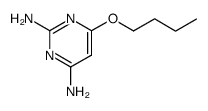 6-butoxy-pyrimidine-2,4-diyldiamine Structure