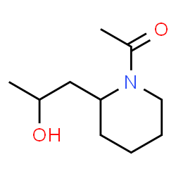 2-Piperidineethanol,1-acetyl--alpha--methyl- (4CI) Structure