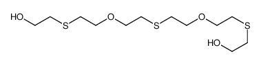 2-[2-[2-[2-[2-(2-hydroxyethylsulfanyl)ethoxy]ethylsulfanyl]ethoxy]ethylsulfanyl]ethanol结构式