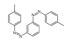 (4-methylphenyl)-[3-[(4-methylphenyl)diazenyl]phenyl]diazene Structure