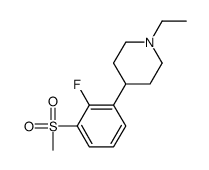 1-ethyl-4-(2-fluoro-3-methylsulfonylphenyl)piperidine图片