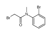 2-bromo-N-(2-bromophenyl)-N-methylacetamide结构式