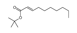tert-butyl dec-2-enoate Structure