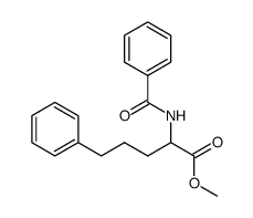 2-Benzoylamino-5-phenyl-pentanoic acid methyl ester Structure