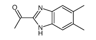 1-(5,6-Dimethyl-1H-benzimidazol-2-yl)ethanone Structure