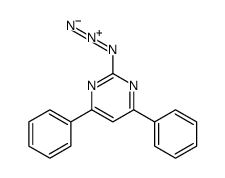 2-azido-4,6-diphenylpyrimidine结构式