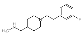 ({1-[2-(3-Fluorophenyl)ethyl]piperidin-4-yl}-methyl)methylamine Structure