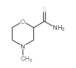 4-METHYL-MORPHOLINE-2-CARBOTHIOIC ACID AMIDE Structure