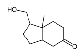 1-(hydroxymethyl)-7a-methyl-2,3,3a,4,6,7-hexahydro-1H-inden-5-one结构式