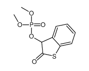 dimethyl (2-oxo-3H-1-benzothiophen-3-yl) phosphate结构式
