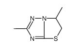 2,6-dimethyl-5,6-dihydro-[1,3]thiazolo[3,2-b][1,2,4]triazole结构式