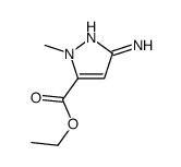 ethyl 5-amino-2-methylpyrazole-3-carboxylate Structure