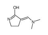 3-(dimethylaminomethylidene)pyrrolidin-2-one结构式