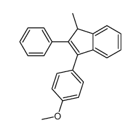3-(4-methoxyphenyl)-1-methyl-2-phenyl-1H-indene Structure