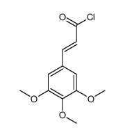 3-(3,4,5-trimethoxyphenyl)prop-2-enoyl chloride Structure