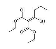 diethyl 2-(1-sulfanylbutylidene)propanedioate Structure