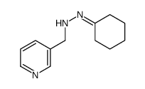 N-(cyclohexylideneamino)-1-pyridin-3-ylmethanamine Structure