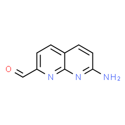 1,8-Naphthyridine-2-carboxaldehyde,7-amino- structure