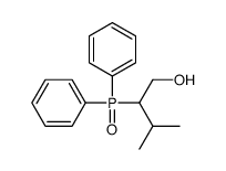 2-diphenylphosphoryl-3-methylbutan-1-ol结构式