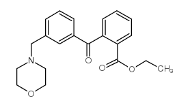 2-CARBOETHOXY-3'-MORPHOLINOMETHYL BENZOPHENONE结构式