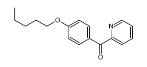 2-(4-PENTYLOXYBENZOYL)PYRIDINE结构式