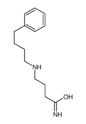 4-(4-phenylbutylamino)butanamide结构式