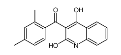 3-(2,4-dimethylbenzoyl)-4-hydroxy-1H-quinolin-2-one结构式