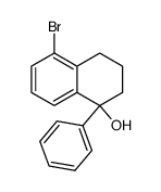 5-bromo-1-phenyl-1,2,3,4-tetrahydronaphthalen-1-ol Structure