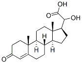 20-Hydroxy-3-oxopregn-4-en-21-oic acid结构式