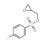 2-[(4-chlorophenyl)sulfonyloxymethyl]oxirane结构式