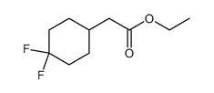 Ethyl 2-(4,4-difluorocyclohexyl)acetate structure