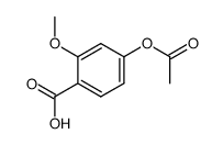 4-acetoxy-2-methoxybenzoic acid Structure