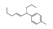 1-methyl-4-non-5-en-4-ylbenzene Structure
