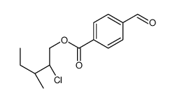[(2S,3S)-2-chloro-3-methylpentyl] 4-formylbenzoate结构式