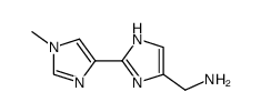 4-aminomethyl-2-(1-methyl-1H-imidazol-4-yl)-1H-imidazole Structure