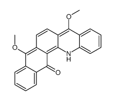 5,8-dimethoxy-13H-naphtho[3,2-c]acridin-14-one Structure