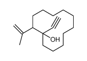 1-ethynyl-2-prop-1-en-2-ylcyclododecan-1-ol Structure