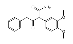2-(3,4-dimethoxyphenyl)-3-oxo-4-phenylbutyramide结构式