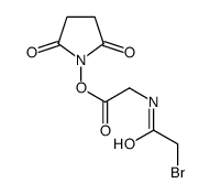 SUCCINIMIDYL-2-(BROMOACETAMIDO)ACETATE structure