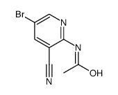 N-(5-bromo-3-cyanopyridin-2-yl)acetamide Structure