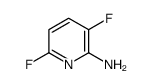 3,6-二氟吡啶-2-胺结构式
