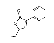 2-ethyl-4-phenyl-2H-furan-5-one Structure