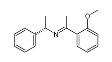 (S)-1-(2-methoxyphenyl)-N-(1-phenylethyl)ethan-1-imine Structure