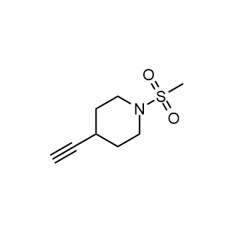 4-Ethynyl-1-(methylsulfonyl)piperidine Structure