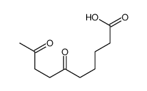 6,9-dioxodecanoic acid Structure