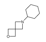 6-cyclohexyl-2-oxa-6-azaspiro[3.3]heptane Structure