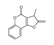 3-methyl-2-methylidene-3H-furo[3,2-c]chromen-4-one结构式