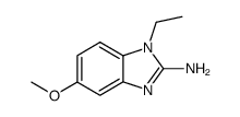 1-ethyl-5-methoxy-1H-benzimidazol-2-ylamine Structure