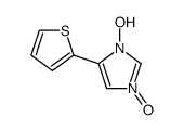 3-hydroxy-4-(thiophen-2-yl)imidazole N-oxide结构式