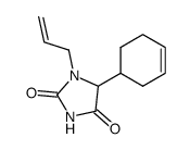 1-Allyl-5-cyclohex-3-enyl-hydantoin结构式